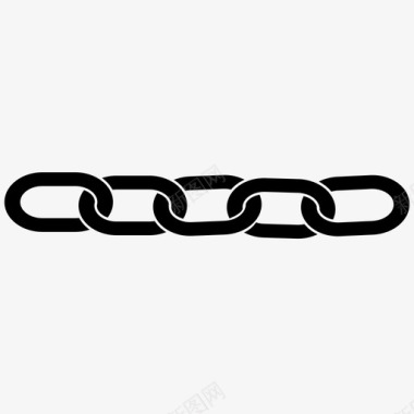 链连接链环图标图标