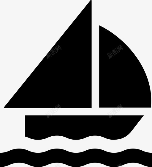 帆船国家公园管理局图标svg_新图网 https://ixintu.com 国家公园管理局 帆船