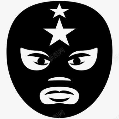 摔跤娱乐Mask图标图标