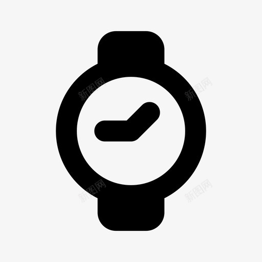 手表时钟迟到图标svg_新图网 https://ixintu.com 手表 时钟 时间 秒表 计时器 迟到
