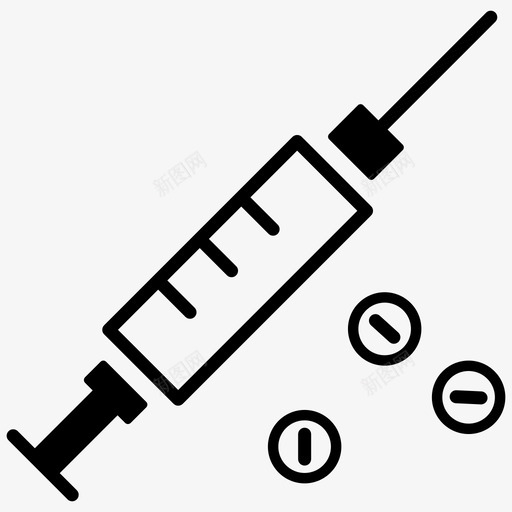 药品胶囊药物滥用图标svg_新图网 https://ixintu.com 注射器 胶囊 药丸 药品 药物 药物滥用