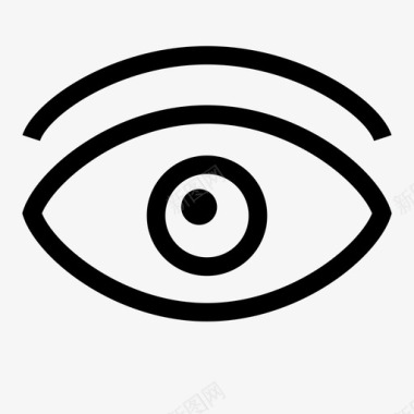 眼睛眼球找到图标图标