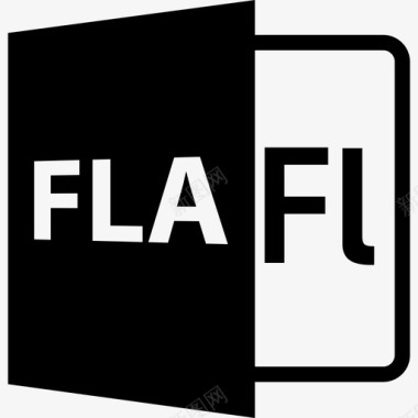 FLA开放文件格式界面文件格式风格图标图标