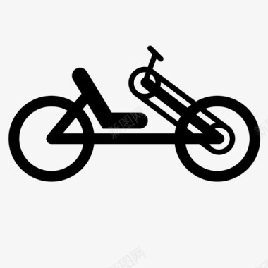 手车自行车残疾人图标图标