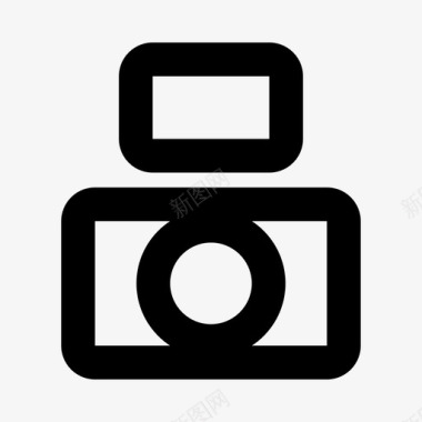 照相机闪光灯图像镜头摄影师图标图标