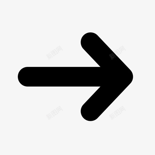 向右箭头方向指向图标svg_新图网 https://ixintu.com 向右箭头 指向 方向 转向