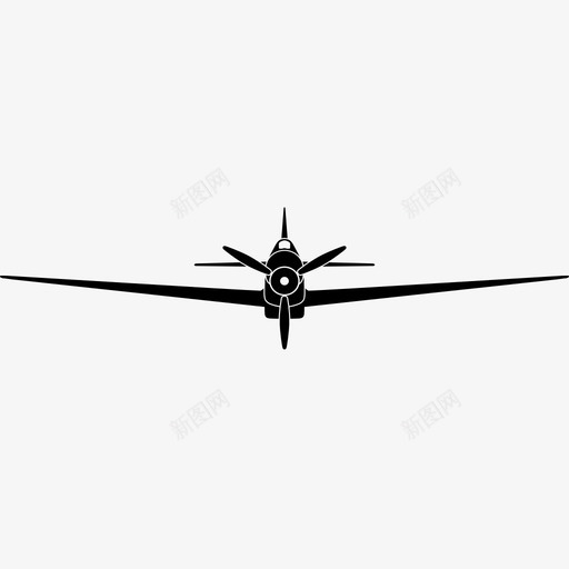 飞机螺旋桨战机图标svg_新图网 https://ixintu.com 战机 螺旋桨 飞机