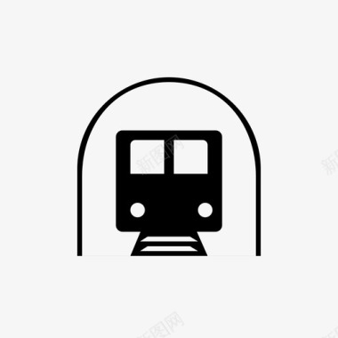 地铁公共交通乘车图标图标