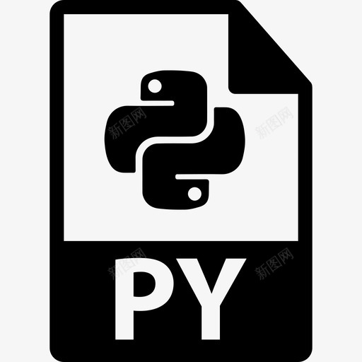 Python文件符号接口文件格式图标svg_新图网 https://ixintu.com Python文件符号 接口 文件格式图标