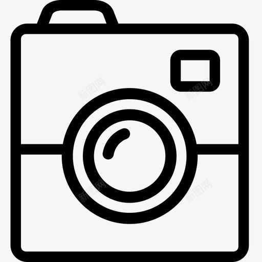 相机instagram镜头图标svg_新图网 https://ixintu.com instagram lomography photgraphy photocamera 宝丽来 相机 镜头