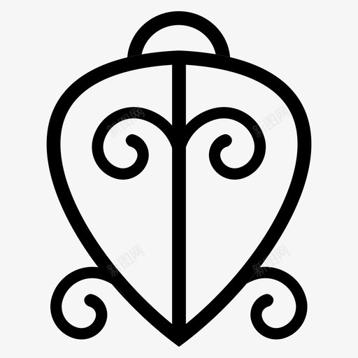 忠实抽象阿迪克拉图标svg_新图网 https://ixintu.com 传统 加纳 忠实 抽象 设计 象征 阿迪克拉 阿迪克拉符号和图标