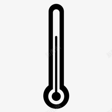 温度计冷健康图标图标