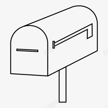 邮箱投递收件箱图标图标