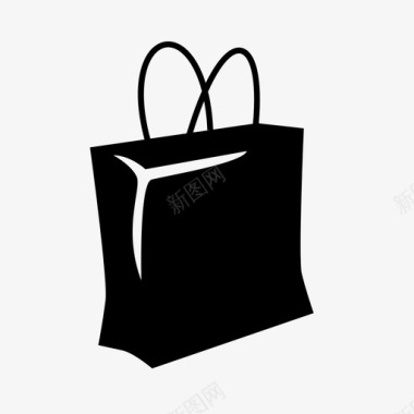 购物袋消费者购买图标图标