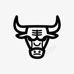 公牛队公牛动物篮球图标高清图片