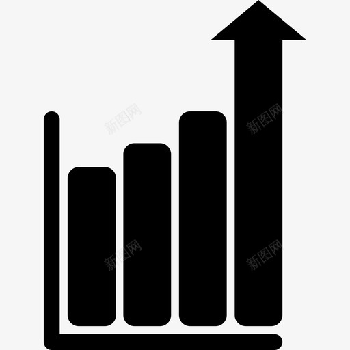 图表条形图业务数据经济图标svg_新图网 https://ixintu.com grafico de barras 业务 向上箭头 图表 数据 条形图 经济 统计