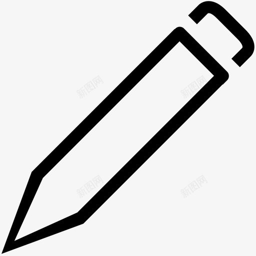 笔编辑铅笔图标svg_新图网 https://ixintu.com 写 笔 编辑 贴 铅笔