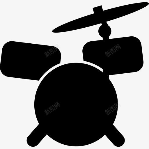 鼓集卡通变型音乐音乐和声音2图标svg_新图网 https://ixintu.com 音乐 音乐和声音2 鼓集卡通变型