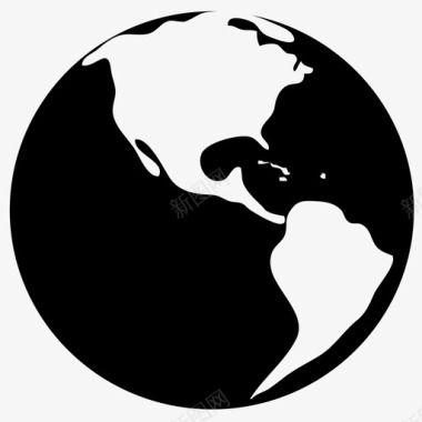 地球地球仪全球定位系统图标图标