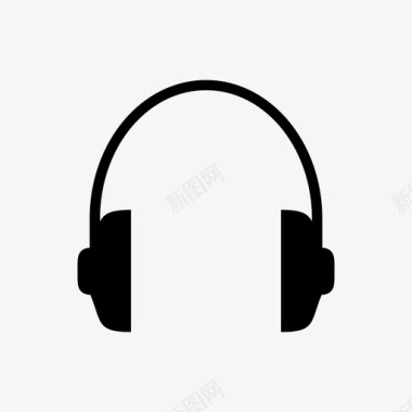 耳机电子产品音乐声音技术图标图标