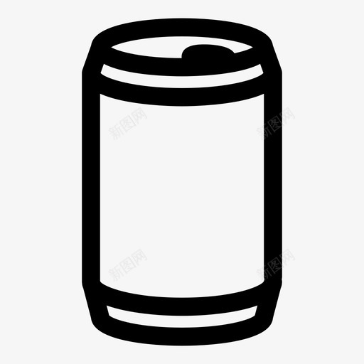 罐汽水罐金属图标svg_新图网 https://ixintu.com 可乐 容器 水合物 汽水 汽水罐 罐 金属 饮料