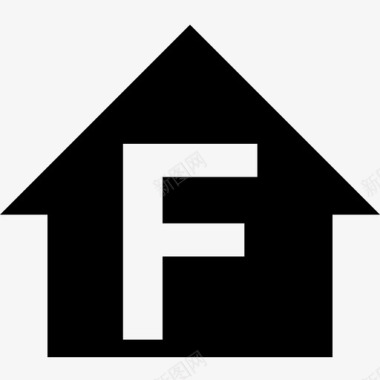 标有f的房子图标图标