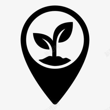 本地种植苗木植物图标图标