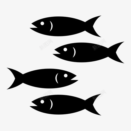 浅滩水独特图标svg_新图网 https://ixintu.com 其他方式 团体 团队 水 沙丁鱼 浅滩 海鲜 独特 镜子