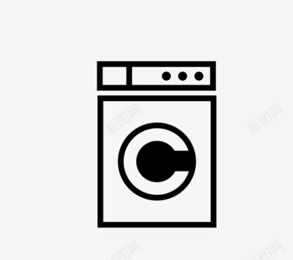 采购产品洗衣机洗衣机家用电器图标图标