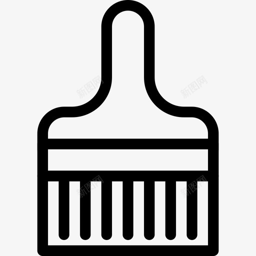 画笔工具标志图标svg_新图网 https://ixintu.com 对象 工具 形状 插图 标志 画家 画笔 线图标 绘画