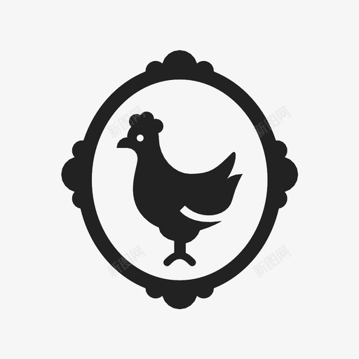 传统品种公鸡牲畜图标svg_新图网 https://ixintu.com 传统品种 公鸡 农业 动物 母鸡 牲畜 环境 食品 鸡