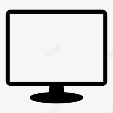 采购产品显示器计算机配件计算机屏幕图标图标