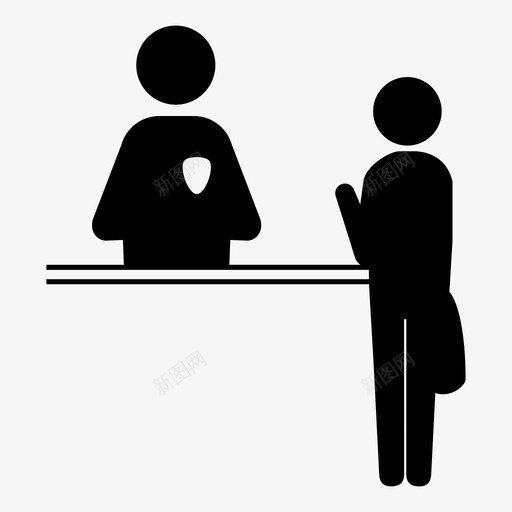 门卫图标svg_新图网 https://ixintu.com 门卫