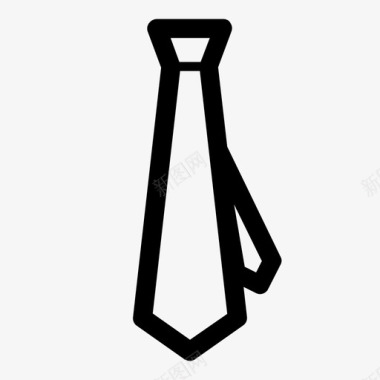 领带正式服装花式图标图标