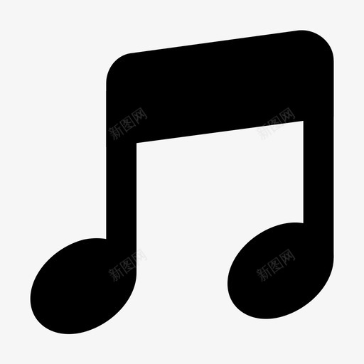 音乐音符音频音乐图标svg_新图网 https://ixintu.com 声音 非常基本安卓l棒棒糖图标包 音乐 音乐音符 音符 音频
