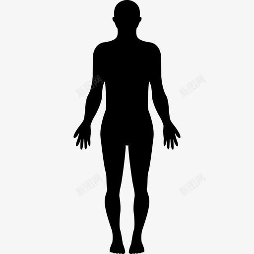 站立人体轮廓人身体部位图标svg_新图网 https://ixintu.com 人 人的轮廓图 站立人体轮廓 身体部位