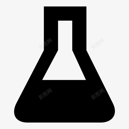 锥形烧瓶试管科学图标svg_新图网 https://ixintu.com 实验 容器 测量 液体 混合 玻璃 科学 试管 锥形烧瓶