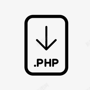 php文件网页脚本图标图标