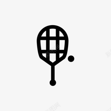 网球游戏网拍图标图标