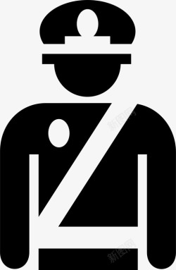 男军人警察警官海军图标高清图片