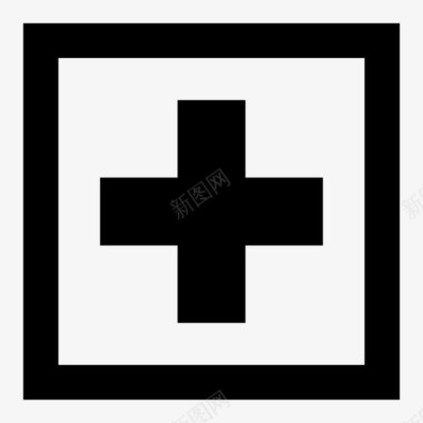 药房医疗十字医药图标图标