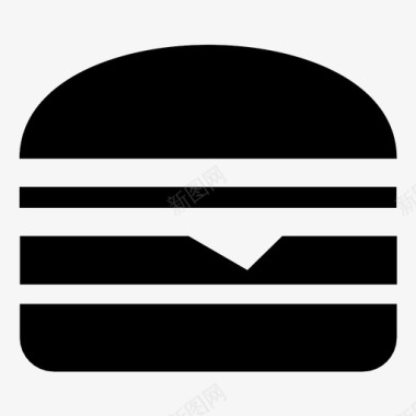 汉堡包芝士汉堡吃图标图标