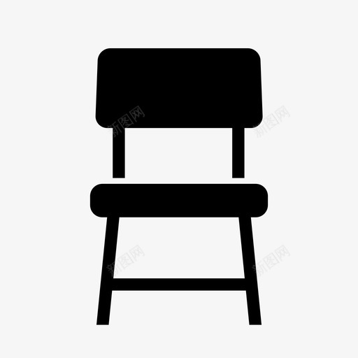 椅子家具家具图标svg_新图网 https://ixintu.com 室内 室内设计 家具 家具设计 家居 座位 椅子 起居室