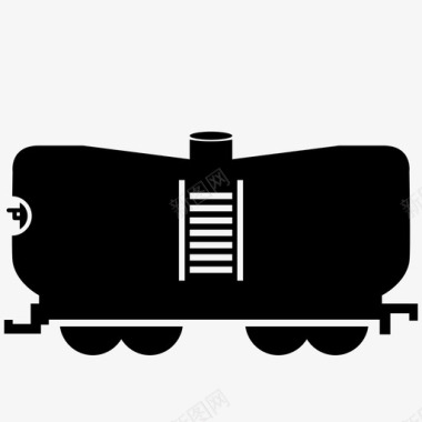 火车车厢运输重型货物图标图标