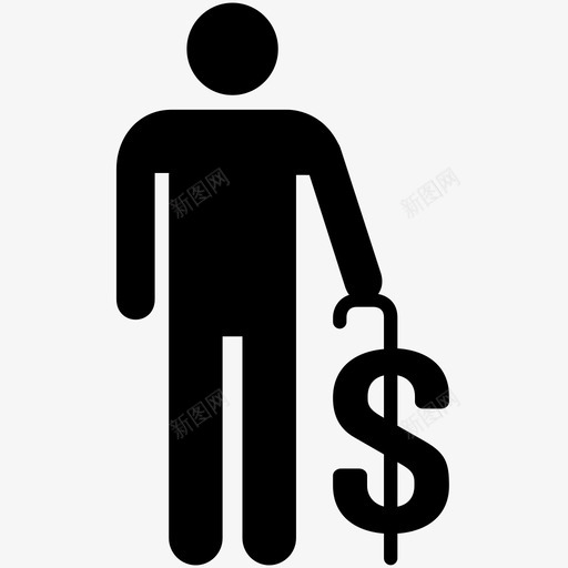 退休赡养储蓄图标svg_新图网 https://ixintu.com 人 储蓄 养老金 财务 赡养 退休