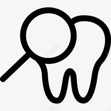 牙医医疗身体部位图标图标