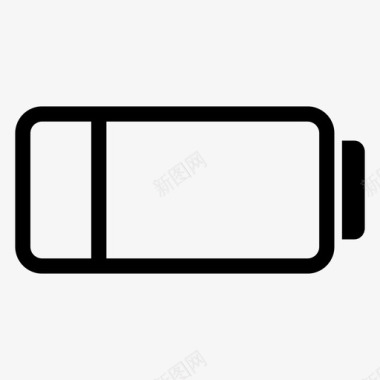 电池一个电池条能量图标图标