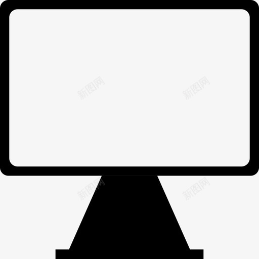 显示器台式机mac图标svg_新图网 https://ixintu.com mac pc 台式机 屏幕 显示器 电视