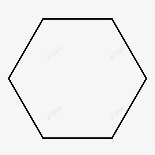 六边形蜂窝形图标svg_新图网 https://ixintu.com 六边形蜂窝形