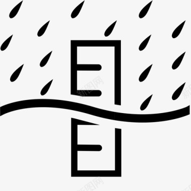 淡水台风降雨图标图标